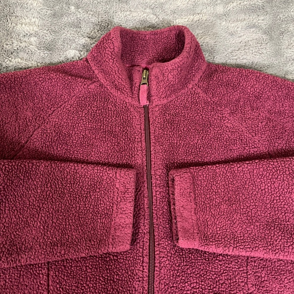 Columbia‎ Women's Fleece Jacket Zip Up Berry Pink Size Small
